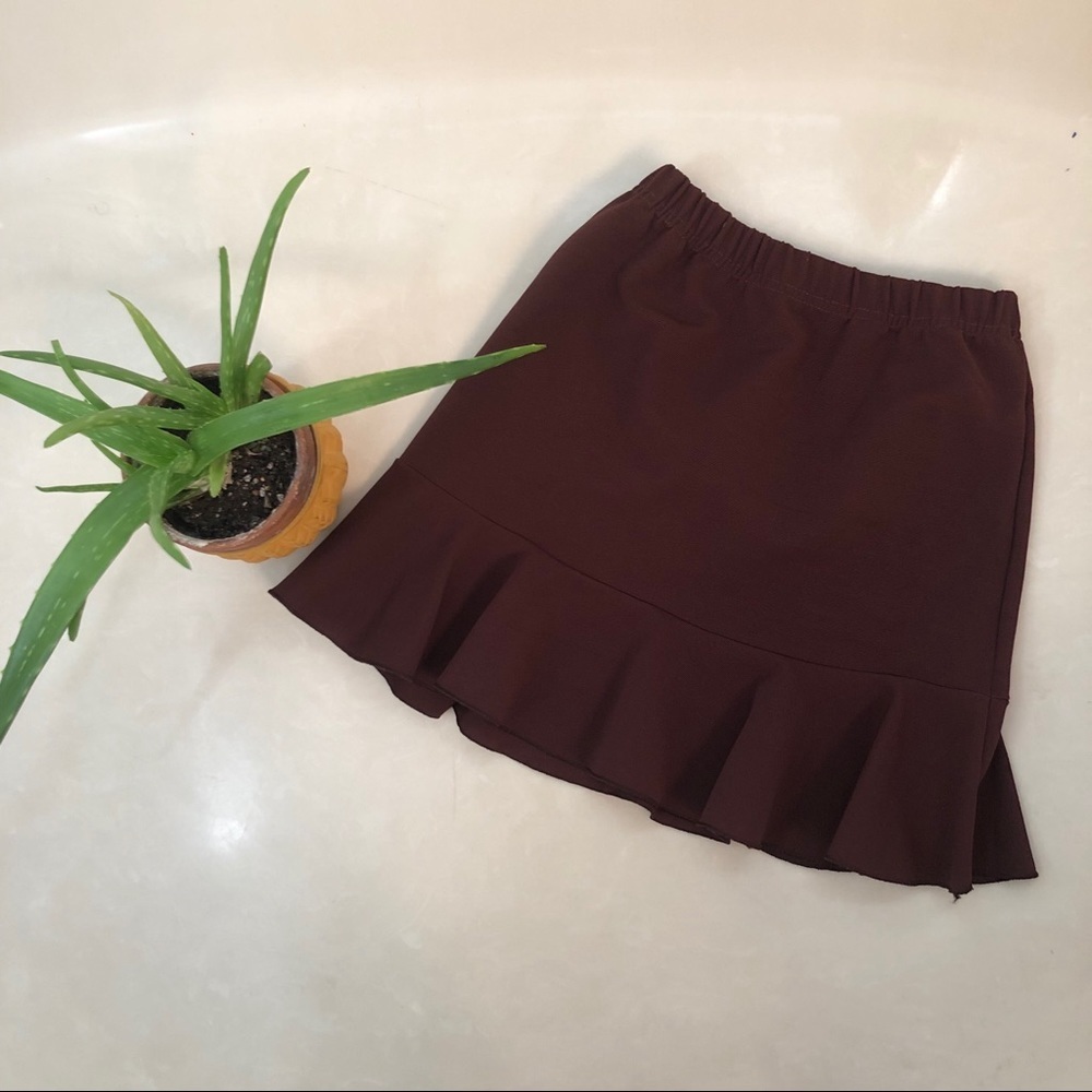 Girls brown skirt - Picture 2 of 2